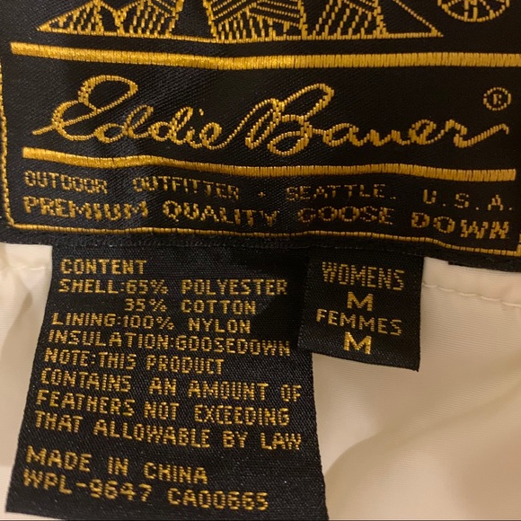 Eddie Bauer Premium Goose Down Vest - Picture 7 of 9